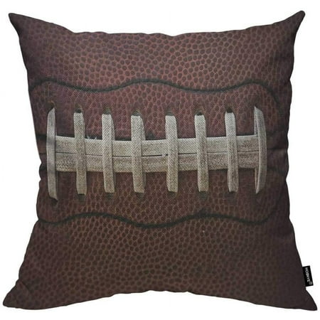 HOSNYE American Football Cotton Linen Throw Pillow Case Laces Detail Closeup Ball Pillow Cushion Covers Home Sofa Decorative 16x16 inch
HOSNYE American Football Cotton Linen Throw Pillow Case Laces Detail Closeup Ball Pillow Cushion Covers Home Sofa Decorative 16x16 inch