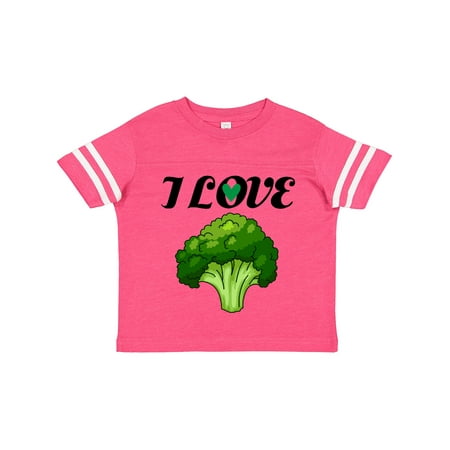 Inktastic I Love Broccoli Gift Toddler Boy or Toddler Girl T-Shirt