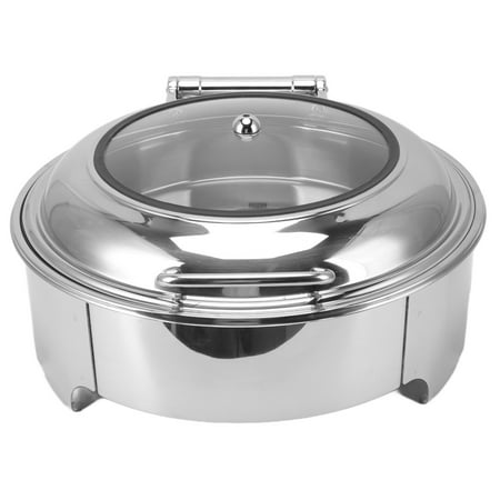 Stainless Steel Round Buffet Chafer Food Grade Rustproof Round Chafing Dishes Food Tray Silver Keeps Food Warm Water Tray For Banquet For Kitchen
Stainless Steel Round Buffet Chafer Food Grade Rustproof Round Chafing Dishes Food Tray Silver Keeps Food Warm Water Tray For Banquet For Kitchen