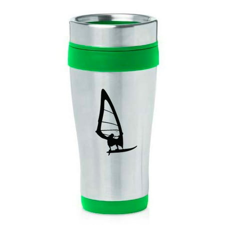 16oz Insulated Stainless Steel Travel Mug Wind Surf (Green )
16oz Insulated Stainless Steel Travel Mug Wind Surf (Green )