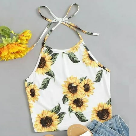 FREE SHIPPING-camisole Women Ladies Flowers Print Sleeveless Pullover Vest Tank Crop Tops Shirts nightgowns for women lingerie valentines day birthday gifts White
FREE SHIPPING-camisole Women Ladies Flowers Print Sleeveless Pullover Vest Tank Crop Tops Shirts nightgowns for women lingerie valentines day birthday gifts White