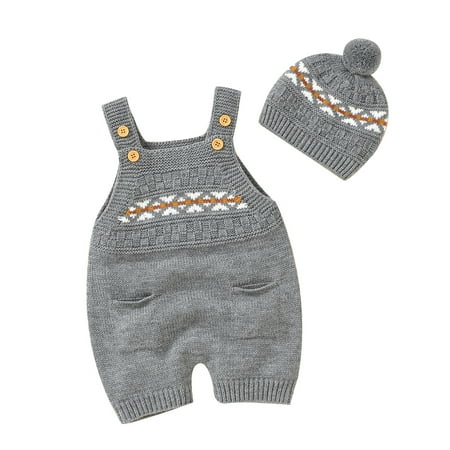 HIBRO Baby Knit Romper Cotton Sleeveless Boy Girl Sweater Clothes Baby Jumpsuit With Hat Baby Bubble Rompers Baby Girl Rompers 18 Months
HIBRO Baby Knit Romper Cotton Sleeveless Boy Girl Sweater Clothes Baby Jumpsuit With Hat Baby Bubble Rompers Baby Girl Rompers 18 Months