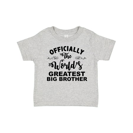 Inktastic Officially the World s Greatest Big Brother Gift Toddler Boy Girl T-Shirt
Inktastic Officially the World s Greatest Big Brother Gift Toddler Boy Girl T-Shirt