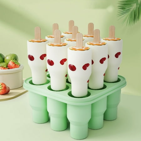 sunsanly Silicone Popsicle Mold BPA-free Homemade Ice Cream Maker Large Ice Pop Mold 9-Grid Ice Cream Mold DIY Dessert Maker
sunsanly Silicone Popsicle Mold BPA-free Homemade Ice Cream Maker Large Ice Pop Mold 9-Grid Ice Cream Mold DIY Dessert Maker