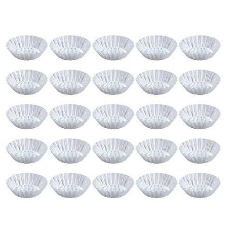 30 Pcs Aluminum Alloy Non Stick Thicken Ripple Egg Tart Mold Flower Shape Reusable Cupcake Mould Muffin Baking Cup Tartlets Pans (Silver)
30 Pcs Aluminum Alloy Non Stick Thicken Ripple Egg Tart Mold Flower Shape Reusable Cupcake Mould Muffin Baking Cup Tartlets Pans (Silver)