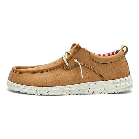 Men s Slip-On Casual Loafers Lightweight Comfortable Leather Shoes Stretch Loafer Non Slip Breathable Boat Shoes Yellow 40
Men s Slip-On Casual Loafers Lightweight Comfortable Leather Shoes Stretch Loafer Non Slip Breathable Boat Shoes Yellow 40