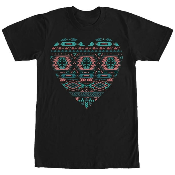 Men's Southwest Print Heart T-Shirt
