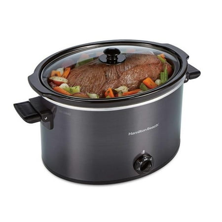 33191 BLK 10 qt Oval Slow Cooker