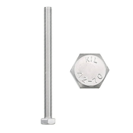 Andoer DIN933 304 Stainless Steel Outer Hexagon Screw