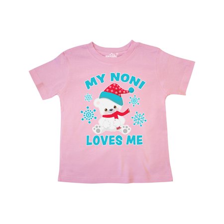 Inktastic Polar Bear My Noni Loves Me in Santa Hat with Snowflakes Gift Toddler Boy or Toddler Girl T-Shirt
Inktastic Polar Bear My Noni Loves Me in Santa Hat with Snowflakes Gift Toddler Boy or Toddler Girl T-Shirt