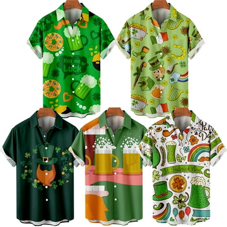 MLFU Toddler Boys St. Patrick s Day Collared Button Down Tops Shirt with Chest Pocket Slim-Fit Clothing for Teen and Adult
MLFU Toddler Boys St. Patrick s Day Collared Button Down Tops Shirt with Chest Pocket Slim-Fit Clothing for Teen and Adult