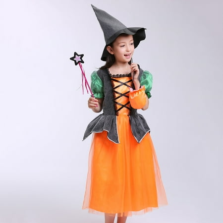 Herrnalise Girl s Halloween Dresses Fashion Cute RolePlay Party Clothing Princess Dress Candy Bags Set Dresses for girls 3-8 years
Herrnalise Girl s Halloween Dresses Fashion Cute RolePlay Party Clothing Princess Dress Candy Bags Set Dresses for girls 3-8 years