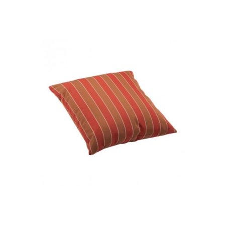 Zuo 703287 Joey Small Outdoor Pillow - Brown And Clay Wide Stripe