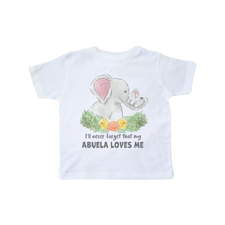 Inktastic I ll Never Forget That my Abuela Loves Me Cute Elephants Gift Toddler Boy or Toddler Girl T-Shirt
Inktastic I ll Never Forget That my Abuela Loves Me Cute Elephants Gift Toddler Boy or Toddler Girl T-Shirt