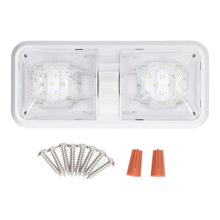 Big sale RV Interior Light 2 Dome LED Ceiling Light 600lm with 3 Way Switch DC 12V for Boat Yacht Warm White Light 6500K
Big sale RV Interior Light 2 Dome LED Ceiling Light 600lm with 3 Way Switch DC 12V for Boat Yacht Warm White Light 6500K