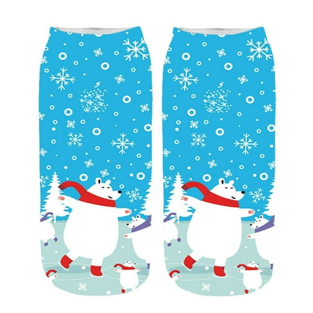 1 Pair Women Girls Christmas Socks Female 3D Print Cartoon Socks Girls Party Christmas Gift
1 Pair Women Girls Christmas Socks Female 3D Print Cartoon Socks Girls Party Christmas Gift