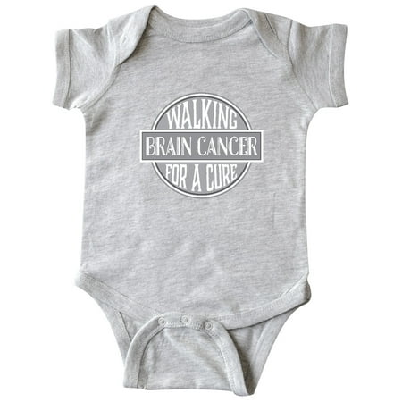 Inktastic Brain Cancer Awareness Walk Gift Baby Boy or Baby Girl Bodysuit