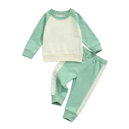 Canrulo Toddler Infant Baby Girls Boys Clothes Casual Tracksuit Long Sleeve Sweatshirt Tops Pants Autumn Outfits Lake Green 12-18 Months
Canrulo Toddler Infant Baby Girls Boys Clothes Casual Tracksuit Long Sleeve Sweatshirt Tops Pants Autumn Outfits Lake Green 12-18 Months