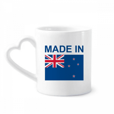 New Zealand Country Love Mug Coffee Cerac Drinkware Glass Heart Cup