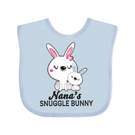 Inktastic Nanas Snuggle Bunny Easter Gift Baby Boy Bib