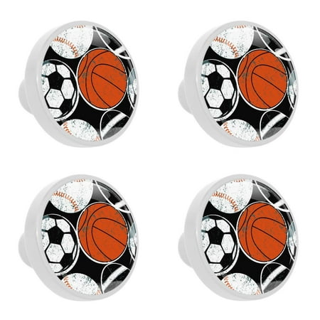 Ownta 4Pcs Kitchen Cabinet Knob Round Ball Basketball Baseball Football Knobs Closet Drawers Dresser Pull Handle with Screws
Ownta 4Pcs Kitchen Cabinet Knob Round Ball Basketball Baseball Football Knobs Closet Drawers Dresser Pull Handle with Screws
