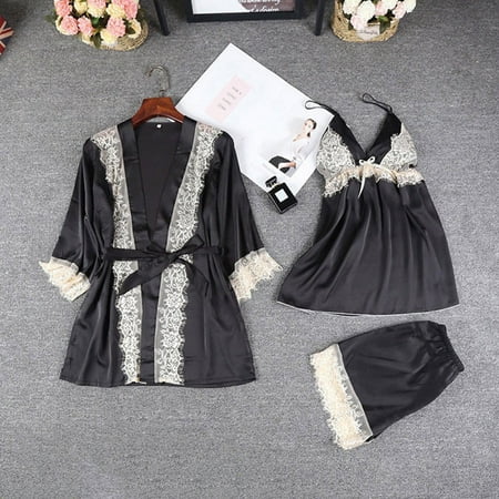 Bessbest New Intimates Sleepwear Womens Lingerie Satin Pajamas Cami Shorts Set Nightwear
Bessbest New Intimates Sleepwear Womens Lingerie Satin Pajamas Cami Shorts Set Nightwear