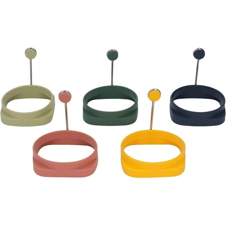 Multifunction Avoiding Scalding Handle Egg Frying Rings Double Sided Round Shaper Silicone Egg for Breakfast 5pcs Egg Poachers Specialty Cookware
Multifunction Avoiding Scalding Handle Egg Frying Rings Double Sided Round Shaper Silicone Egg for Breakfast 5pcs Egg Poachers Specialty Cookware