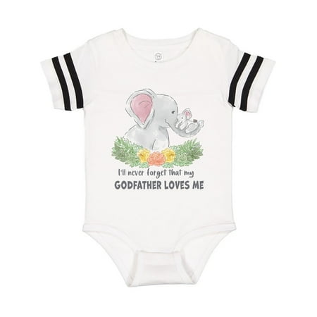 Inktastic I ll Never Forget That My Godfather Loves Me Cute Elephants Gift Baby Boy or Baby Girl Bodysuit
Inktastic I ll Never Forget That My Godfather Loves Me Cute Elephants Gift Baby Boy or Baby Girl Bodysuit