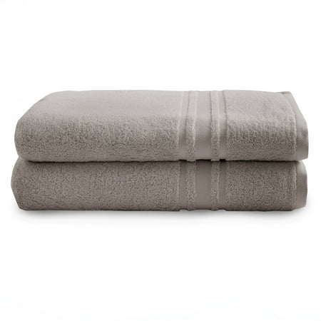 Certified 100% Egyptian Cotton Oversized 2 Piece Bath Sheet Towel Set