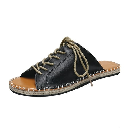 Youmylove Sandals Breathable Weave Straw Shoes Round Toe Summer Slippers Flat Lace Up Women Sandals Bohemian Comfortable Stylish Shoes Ladies Footwear
Youmylove Sandals Breathable Weave Straw Shoes Round Toe Summer Slippers Flat Lace Up Women Sandals Bohemian Comfortable Stylish Shoes Ladies Footwear