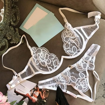 Pxiakgy intimates for women Lingerie Women Lace Sleepwear Underwear Corset Underwire TopsBriefs Racy Muslin White + L
Pxiakgy intimates for women Lingerie Women Lace Sleepwear Underwear Corset Underwire TopsBriefs Racy Muslin White + L