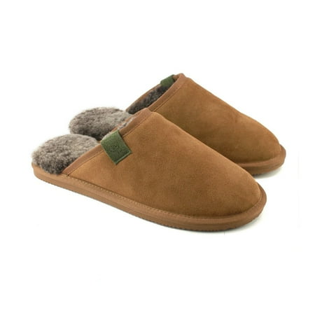 Eastern Counties Leather Mens Tipped Sheepskin Slippers