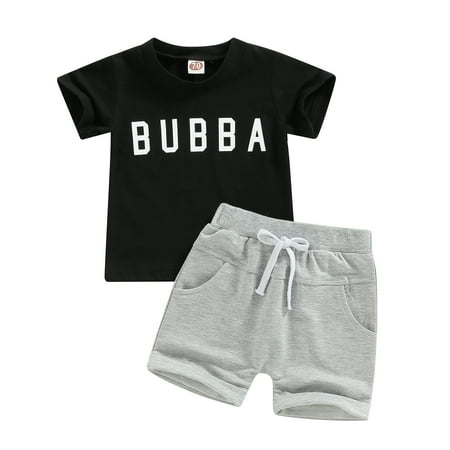 Infant Boys Summer Outfits Letter Print Short Sleeve T-shirt and Stretch Casual Rolled Shorts Set
Infant Boys Summer Outfits Letter Print Short Sleeve T-shirt and Stretch Casual Rolled Shorts Set