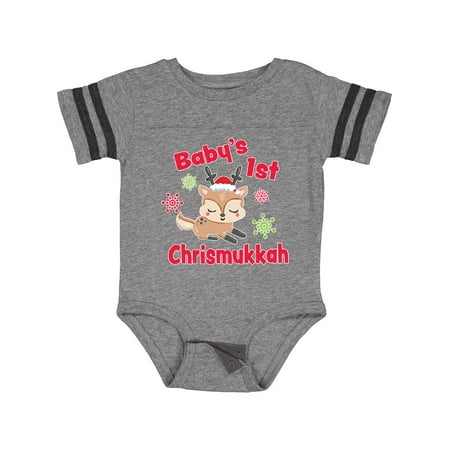 Inktastic Baby s 1st Chrismukkah with Cute Reindeer and Snowflakes Gift Baby Boy or Baby Girl Bodysuit
Inktastic Baby s 1st Chrismukkah with Cute Reindeer and Snowflakes Gift Baby Boy or Baby Girl Bodysuit