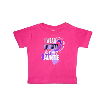 Inktastic I Wear Purple For My Auntie Lupus Awareness Gift Baby Boy or Baby Girl T-Shirt
Inktastic I Wear Purple For My Auntie Lupus Awareness Gift Baby Boy or Baby Girl T-Shirt