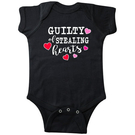 Inktastic Guilty of Stealing Hearts Gift Baby Boy or Baby Girl Bodysuit