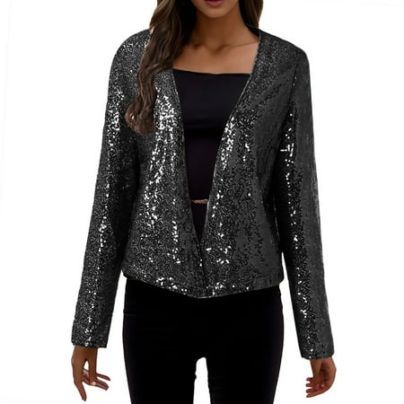Hwmodou Women s Casual Jackets Long Sleeve Short Style Fashion V Neck Stand Collar Splice Coat Sequin Cardigan Jackets For Women
Hwmodou Women s Casual Jackets Long Sleeve Short Style Fashion V Neck Stand Collar Splice Coat Sequin Cardigan Jackets For Women