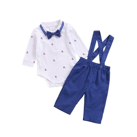 Canrulo Newborn Infant Baby Boys Clothes Gentleman Suit Cute Bow Romper Overalls Pants Autumn Outfits White Blue 6-9 Months
Canrulo Newborn Infant Baby Boys Clothes Gentleman Suit Cute Bow Romper Overalls Pants Autumn Outfits White Blue 6-9 Months