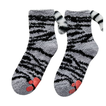 Slipper Gift Fleece Womens Thick Soft Socks Warm Fuzzy Cartoon Home Winter Comfy Socks Reversible Socks
Slipper Gift Fleece Womens Thick Soft Socks Warm Fuzzy Cartoon Home Winter Comfy Socks Reversible Socks