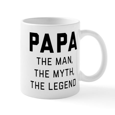 CafePress - Papa: The Man The Myth The Legen - 11 oz Ceramic Mug - Novelty Coffee Tea Cup
CafePress - Papa: The Man The Myth The Legen - 11 oz Ceramic Mug - Novelty Coffee Tea Cup