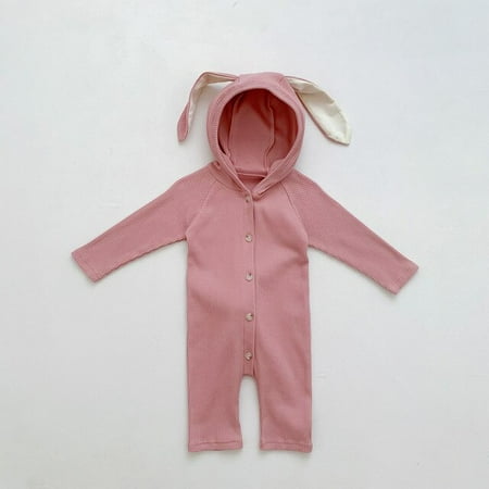 DanceeMangoo Autumn New Baby Long Sleeve Bunny Ear Hooded Romper Cotton Newborn Solid Casual Jumpsuit Infant Toddler Onesie Baby Clothes
DanceeMangoo Autumn New Baby Long Sleeve Bunny Ear Hooded Romper Cotton Newborn Solid Casual Jumpsuit Infant Toddler Onesie Baby Clothes