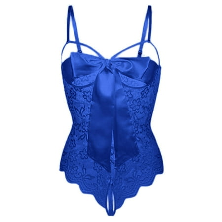 Women s Lingerie Underwear Nightgown Sleepwear Tie Front Knot Front Floral Teddy Lace Bodysuit Woman Comfort Pajamas Women Fashion Garment
Women s Lingerie Underwear Nightgown Sleepwear Tie Front Knot Front Floral Teddy Lace Bodysuit Woman Comfort Pajamas Women Fashion Garment