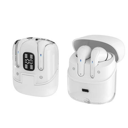 Sweatproof wireless bluetooth earbuds. Ultra Long Battery Life for iPhone Android. cell phone charger mini charging case TWS headphones with microphone for runners...
Sweatproof wireless bluetooth earbuds. Ultra Long Battery Life for iPhone Android. cell phone charger mini charging case TWS headphones with microphone for runners...