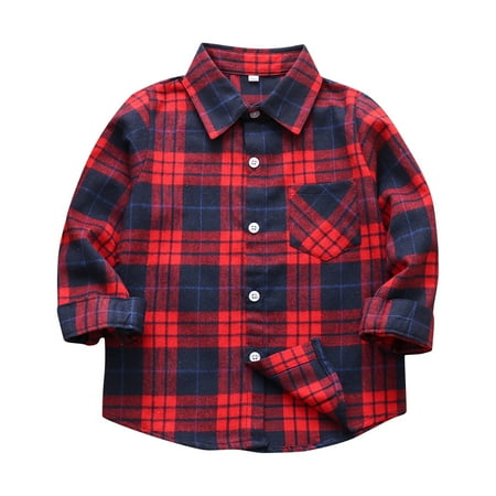 EHTMSAK Infant Baby Boy Cotton Plaid Shirts Toddler Child High Neck Long Sleeve Button Up Jackets Fall Winter Pockets Outerwear Wine 100
EHTMSAK Infant Baby Boy Cotton Plaid Shirts Toddler Child High Neck Long Sleeve Button Up Jackets Fall Winter Pockets Outerwear Wine 100