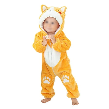 Capreze One Piece Winter Outwear Outfits Thicken Onesies Baby Dinosaur Print Long Sleeve Fleece Romper Travel Full Zip Hooded Jumpsuit Yellow 120
Capreze One Piece Winter Outwear Outfits Thicken Onesies Baby Dinosaur Print Long Sleeve Fleece Romper Travel Full Zip Hooded Jumpsuit Yellow 120