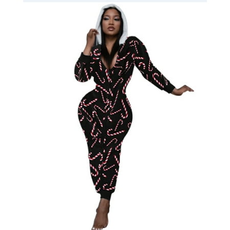 Seyurigaoka Women´s Household Romper Sleeping Jumpsuit Long Sleeve Elastic Cat Elk Snowflake Printed Home Wear
Seyurigaoka Women´s Household Romper Sleeping Jumpsuit Long Sleeve Elastic Cat Elk Snowflake Printed Home Wear