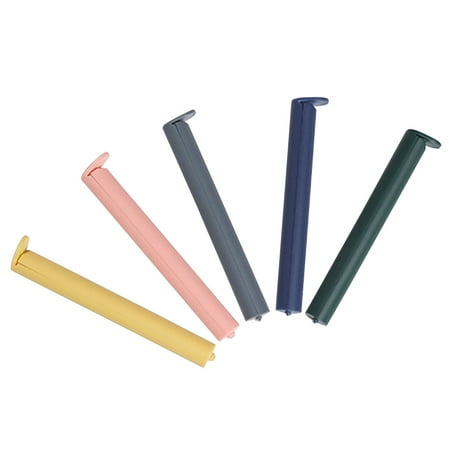 GETHOME 5pcs Reusable Food Snack Tools Home Kitchen Storage Dual Slots Bag Sealing Clip