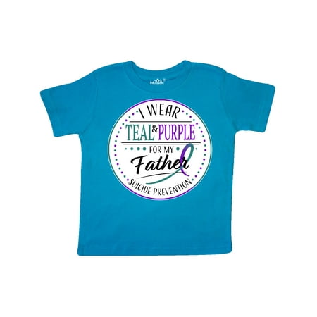 Inktastic Suicide Prevention- I Wear Teal and Purple for My Father Gift Toddler Boy or Toddler Girl T-Shirt
Inktastic Suicide Prevention- I Wear Teal and Purple for My Father Gift Toddler Boy or Toddler Girl T-Shirt