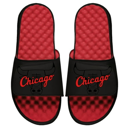 Men s ISlide Red Chicago Bulls Tonal Pop Slide Sandals