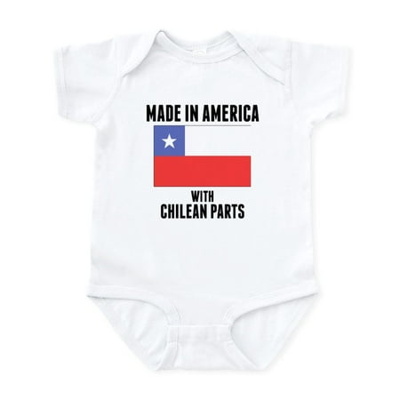 CafePress - Made In America With Chilean Parts Body Suit - Baby Light Bodysuit Size Newborn - 24 Months
CafePress - Made In America With Chilean Parts Body Suit - Baby Light Bodysuit Size Newborn - 24 Months